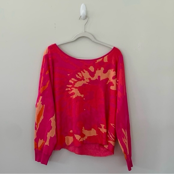daily practice Anthropologie tie dye swirl print sweater NWT - Picture 1 of 7